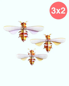 Set de 3 Honey bees
