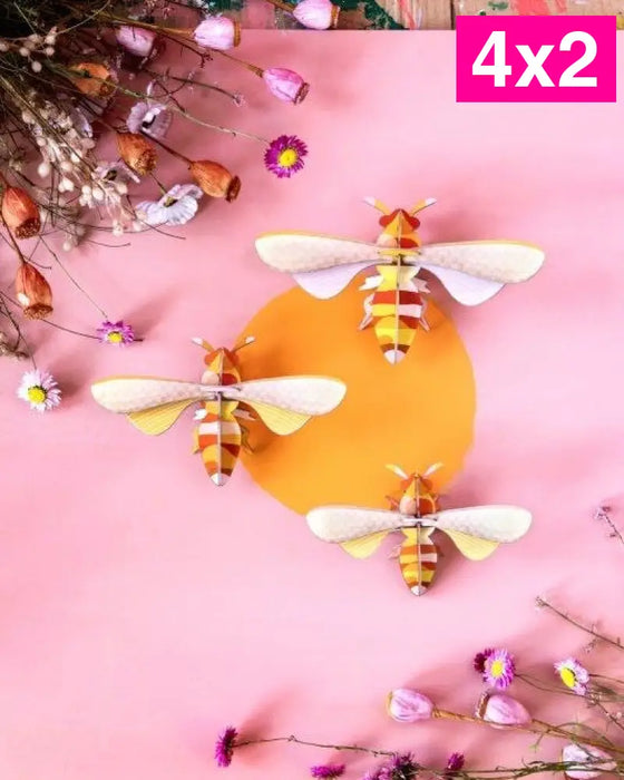 Set de 3 Honey bees