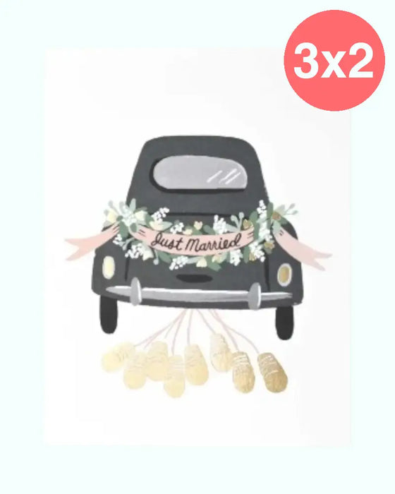 Tarjeta con sobre Just Married