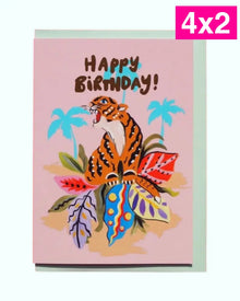  Tarjeta Happy Birthday Tiger