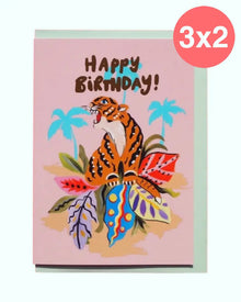  Tarjeta Happy Birthday Tiger