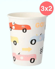  Vasos Autos de Carrera Meri Meri - 8 unidades