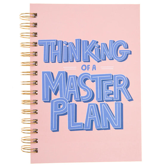 Libreta Espiral Thinking of a Master Plan