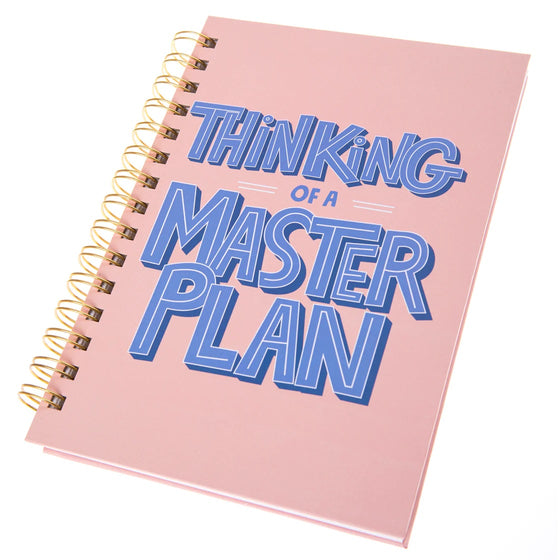 Libreta Espiral Thinking of a Master Plan
