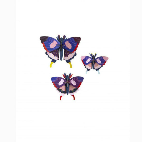 Set de 3 Swallowtail butterflies