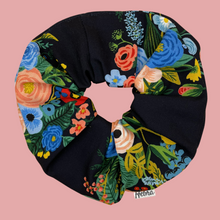  Scrunchie Jardín Navy - XL