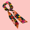 Scrunchie con lazo Julieta Navy