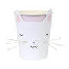 Vasos Gatitos con funda - 8 unidades