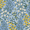 Individual Wildwood Garden Blue - Lona 100% algodón