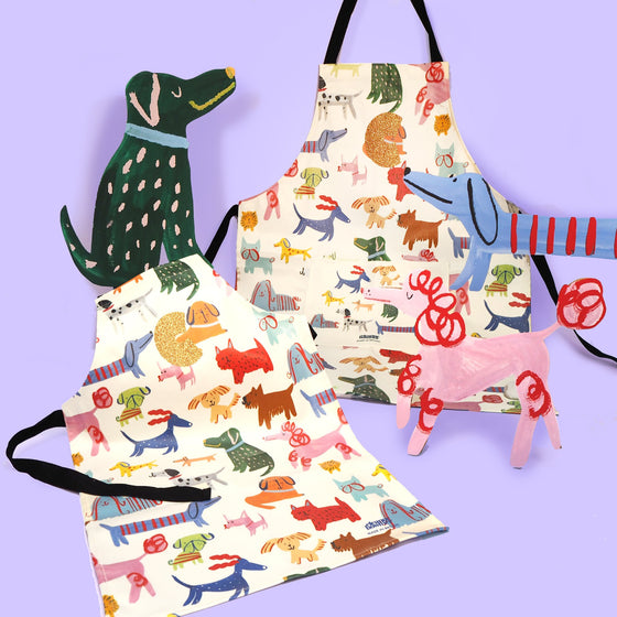 Delantal de Cocina Happy Dogs - Niño