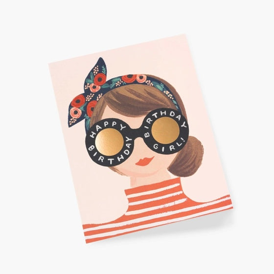 Tarjeta con sobre Cumpleaños Girl