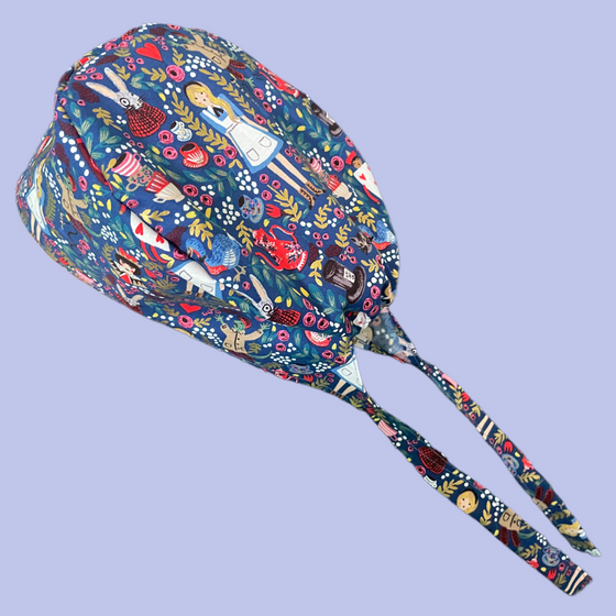 Gorro Clínico Wonderland Azul