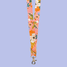  Lanyard Lively Floral Coral