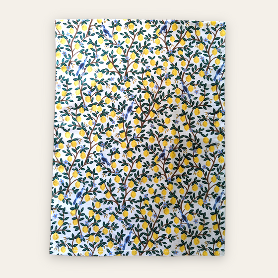 Set 4 servilletas Lemon Grove Crema - 100% algodón