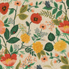 Individual Poppy Fields Crema - Lona 100% algodón