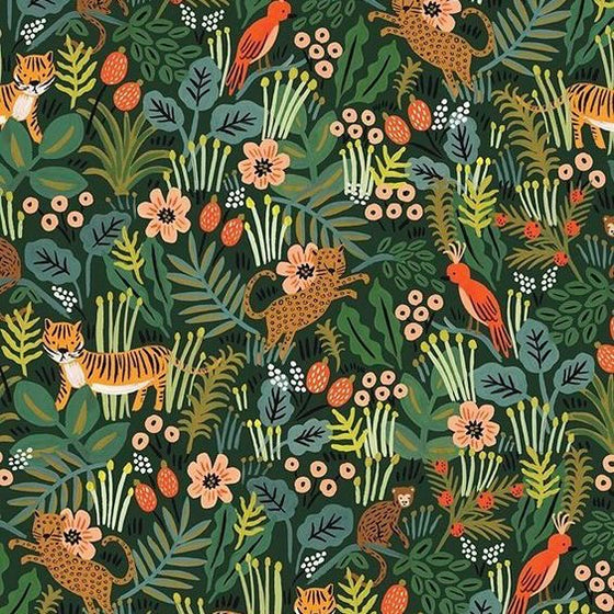 Scrunchie Jungla Verde - XL