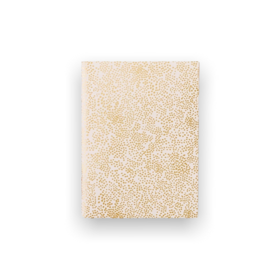 Cuaderno de bolsillo Dorado Crema
