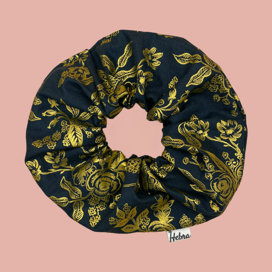 Scrunchie Floral Navy - XL