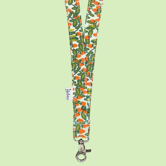 Lanyard Frutillitas en Menta