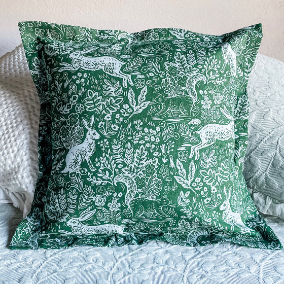Cojín Fable Verde - 100% lona