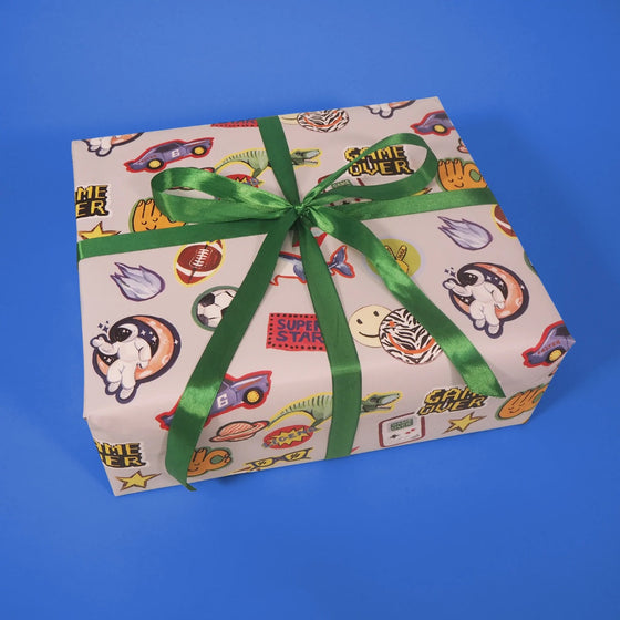 Pliego de papel Retro Bumpers