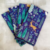 Set 4 servilletas Menagerie Navy - 100% algodón