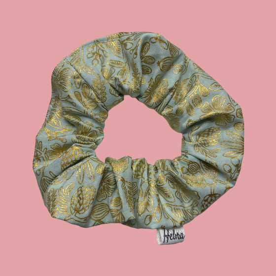 Scrunchie Primavera Menta - Mediano