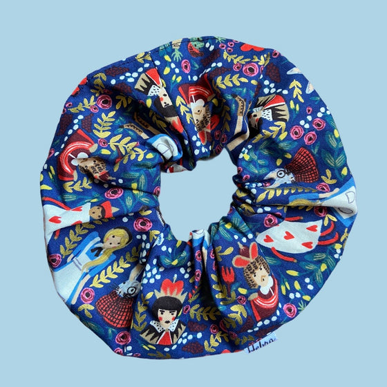 Scrunchie Wonderland Azul - XL