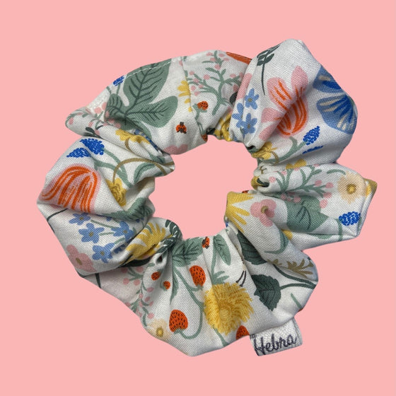 Scrunchie Strawberry Fields Crema - XL