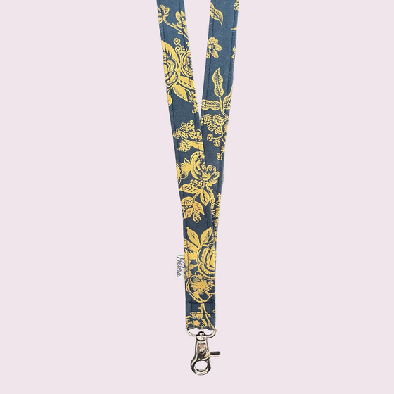 Lanyard Floral Navy
