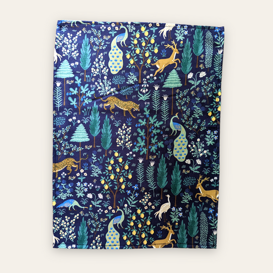Set 4 servilletas Menagerie Navy - 100% algodón