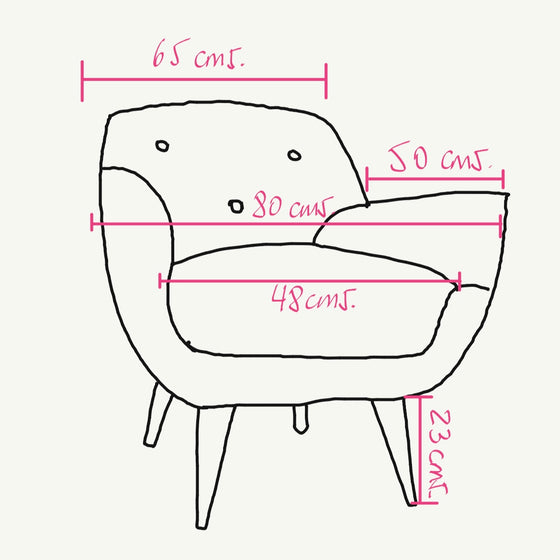 PREVENTA - Sillón Julieta Burgundy - 1 cuerpo