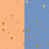 Banderín reversible estrella celeste/damasco