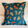 Cojín Mariposas Navy - 100% lona