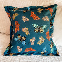  Cojín Mariposas Navy - 100% lona