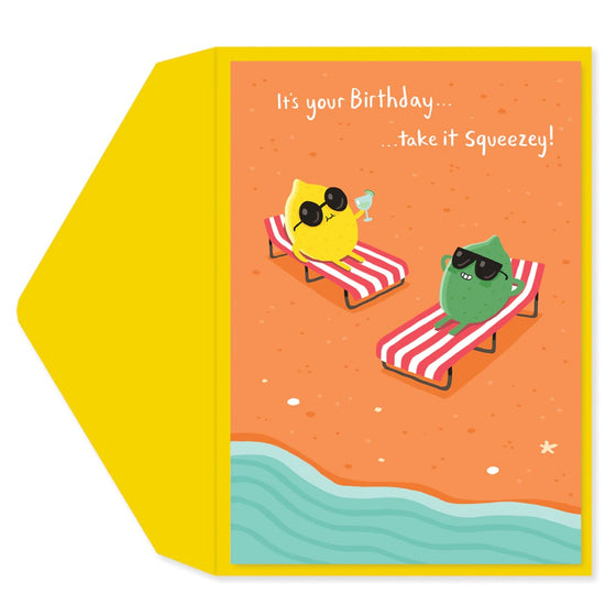Tarjeta cumpleaños - Limones al Sol
