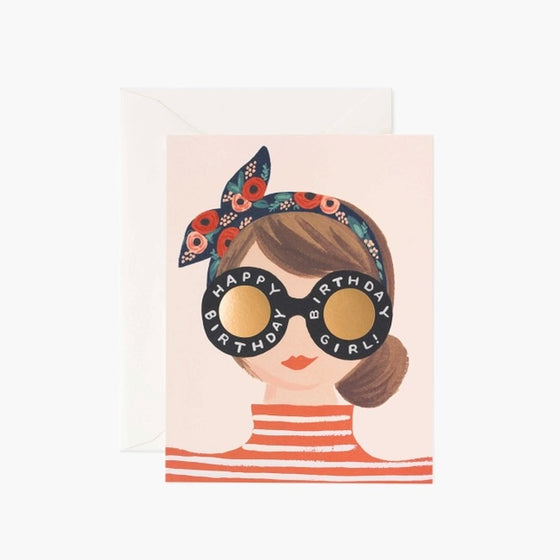 Tarjeta con sobre Cumpleaños Girl
